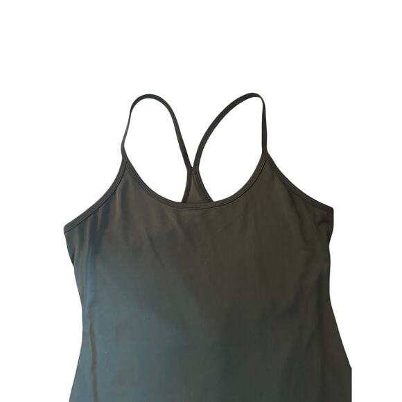 Women M Quince Ultra-Soft Active Dress Olive Racerback Performance Tennis Short - Picture 2 of 6